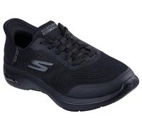 Skechers Go Walk Arch Fit 2.0 Valencia Sneaker Donna, Finiture in Tessuto Nero., 38 EU