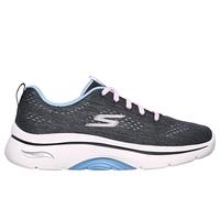 Skechers Go Walk Arch Fit 2.0 Vivid Sunset, Scarpe da Ginnastica Donna, Nero, 40 EU