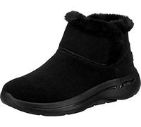Skechers Go Walk Arch Fit Cherish, Stivaletto Donna, Camoscio Nero, 41 EU