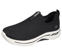 Skechers Go Walk Arch Fit Iconic, Sneaker Donna, Black Textile Trim, 37.5 EU