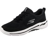 Skechers Go Walk Arch Fit-Motion Breeze Sneaker da Donna, Nero/Bianco, 38 EU