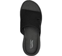Skechers, Sandalo Go Walk Arch Fit Joyful Donna, Black Textile, 43 EU