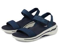Skechers Go Walk Arch Fit Sandal Polished, Sandali Donna, Navy, 38 EU