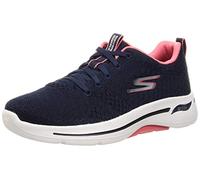 Skechers Go Walk Arch Fit Unify, Sneaker Donna, Navy Coral, 40.5 EU