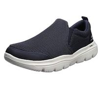 Skechers Go Walk Evolution Ultra Impeccable Sneaker Uomo, Blu Navy/Bianco, 43 EU