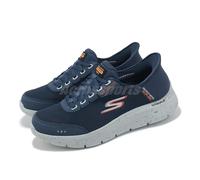 Skechers Go Walk Flex-100% Waterproof Slip-Ins Navy Men Casual Shoes 216330-NVY