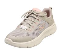 Skechers, Go Walk Flex Caley Donna, Finiture Rosa Sintetico Grigio Talpa, 35 EU