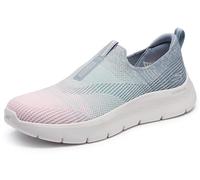 Skechers Go Walk Flex Cali Sunset, Scarpe da Ginnastica Donna, Grey Multi Coloured, 40 EU