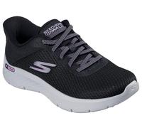 Skechers Go Walk Flex Carla, Scarpe da Ginnastica Donna, Black Textile/Trim, 38 EU