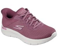 Skechers Go Walk Flex Carla, Scarpe da Ginnastica Donna, Burgundy Textile/Trim, 38.5 EU