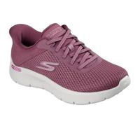 Skechers Go Walk Flex Carla Sneaker Donna, Bordatura in Tessuto Bordeaux, 42 EU