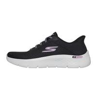 Skechers Go Walk Flex Carla Sneaker Donna, Finiture in Tessuto Nero., 40 EU