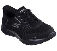 Skechers Go Walk Flex Clear CreekSneaker da Donna, Tessuto Nero con Finiture Bianche., 38 EU