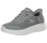 Skechers Go Walk Flex Dacey - Sneaker da Donna, Senza Lacci, Mani libere, Grigio, 40 EU