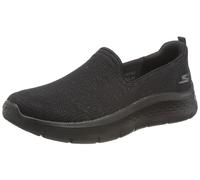 Skechers Go Walk Flex Flashing Stars, Scarpe senza lacci Donna, Black Textile Trim, 37 EU