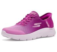Skechers Donna Go Walk Flex Grand Entry Trainers, Raspberry Textile Trim, 40 EU
