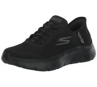Skechers Go Walk Flex Grand Entry Slip-On da Donna, Finiture in Tessuto Nero., 37 EU