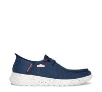 SKECHERS Go Walk Flex Hands Free Navy Slip-On Sneakers Uomo Taglie 7-15/Nuovo