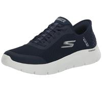 Skechers Go Walk Flex Hands Free Slip-ins-Grand Entry Sneaker, Scarpe da Ginnastica Donna, Navy Textile/White Trim, 35 EU Larga