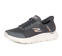 Skechers Go Walk Flex Up Hands Free Slip-ins, Scarpe da Ginnastica Uomo, Grigio, 43 EU Larga