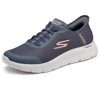 Skechers Sneaker Uomo GO WALK Flex Hands Up - Grigio, Vegan, Tessuto sintetico, Taglia 42.5