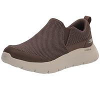 Skechers Go Walk Flex Impeccable II, Sneaker Uomo, Khaki Textile, 48 EU