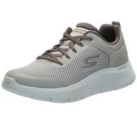 Skechers Go Walk Flex Independent, Sneaker Uomo, Tan Synthetic/Textile, 43.5 EU