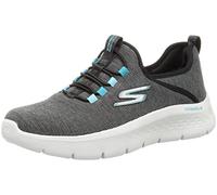 Skechers Go Walk Flex-Lucy, Scarpe da Ginnastica Donna, Nero, 38 EU Larga