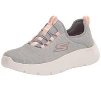 Skechers Go Walk Flex Lucy, Sneaker Donna, Grey Pink, 36.5 EU