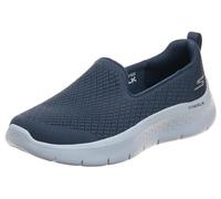 Skechers Go Walk Flex Ocean Sunset, Scarpe da Ginnastica Donna, Bordo in Tessuto Blu Navy, 37.5 EU