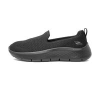 Skechers Go Walk Flex-Bright Summer, Sneaker Basse Donna, Nero, 37.5 EU