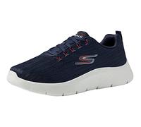 Skechers Go Walk Flex - Quota Uomo Scarpe da ginnastica, Navy Textile Red Trim, 42 EU