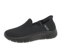 Skechers Go Walk Flex Relish, Sneaker Donna, Black Textile Trim, 37 EU
