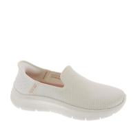 Skechers Go Walk Flex Relish, Sneaker Donna, Off White Textile Trim, 36.5 EU