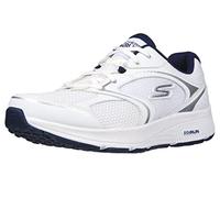 Skechers, Go Walk Flex Remark, Scarpe da Uomo, Bianco/Blu Navy, 46 EU