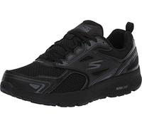 Skechers Go Walk Flex Remark, Scarpe senza lacci Uomo, Black Textile, 44 EU