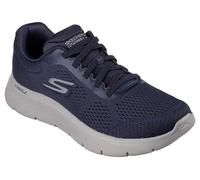 Skechers Go Walk Flex Remark, Scarpe senza lacci Uomo, Navy And Grey Textile, 44 EU