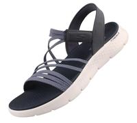 Skechers Go Walk Flex Sandal Emma Sandali da donna, Blu, 41 EU