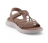 Skechers Go Walk Flex Sandal-Emma Tan Donna 141473/TAN