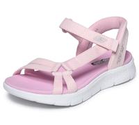 Skechers Go Walk Flex Sandalo da Bambina, Molti sol, Rosa, 13 UK