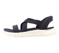 Skechers Sandali da Donna Go Walk Flex Glimmer UP, Blu Navy, 37