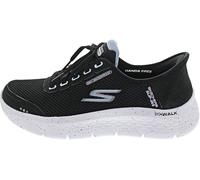 Skechers Go Walk Flex, Scarpe da Ginnastica Donna, Black White, 36 EU