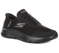 Skechers Go Walk Flex Scarpe Sportive In Rete Per Uomo Nere UK 3 - 8