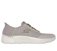 Skechers Go Walk Flex Slip-ins da Uomo Colore Beige Scarpe con Memory Foam Nuova