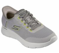 Skechers Go Walk Flex Slip-ins da Uomo Colore Beige Scarpe con Memory Foam Nuova