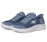 Skechers Go Walk Flex - Sneaker da Donna Senza Mani-Grand Entry, Blu, 11 Wide