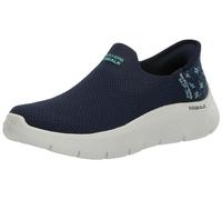 Skechers Go Walk Flex Sunset Rose Hands Free Slip-ins, Scarpe da Ginnastica Donna, Navy Turchese, 38.5 EU