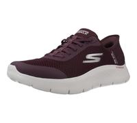 Skechers Donna Slip-ins: GO WALK Flex - Grand Entry Sneaker in Bordeaux, Taglia 35, Vegan