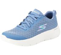 Skechers Go Walk Flex, Vai A Camminare Flessibile Viva Donna, Blue Textile/Trim, 41 EU