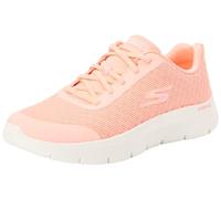 Skechers Go Walk Flex, Vai A Camminare Flessibile Viva Donna, Hot Pink Textile/Trim, 43 EU